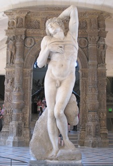 Michaelangelo Slave, Louvre, Paris
