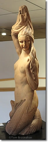 Mermaid statue, Musée des Années Trente, Boulogne-Billancourt, Paris, France