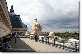 Panoramic view from the terrace of the Musée d'Orsay, Paris, France