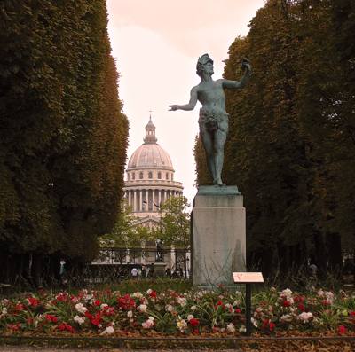 Pantheon from Luxembourg Gardens, Paris