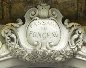 Detail, Passage Ponceau, Paris