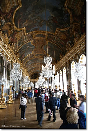 Hall of Mirrors at Versailles, Paris, France
