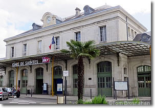 Gare de Saintes SNCF, Saintes, Poitou-Charentes, France