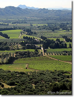 View from Les Baux-de Provence, France