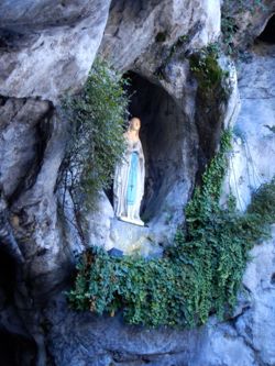 Statue of the Virgin, Lourdes, France