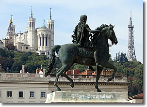 Statue of Louis XIV, Place Bellecour, Lyon, France