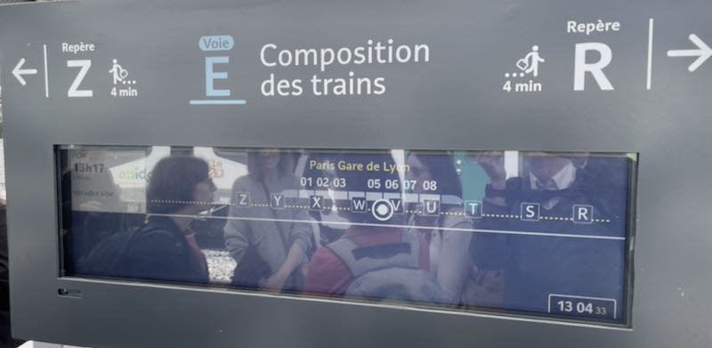 Composition des trains monitor