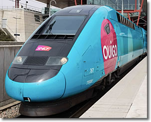 Ouigo train, France